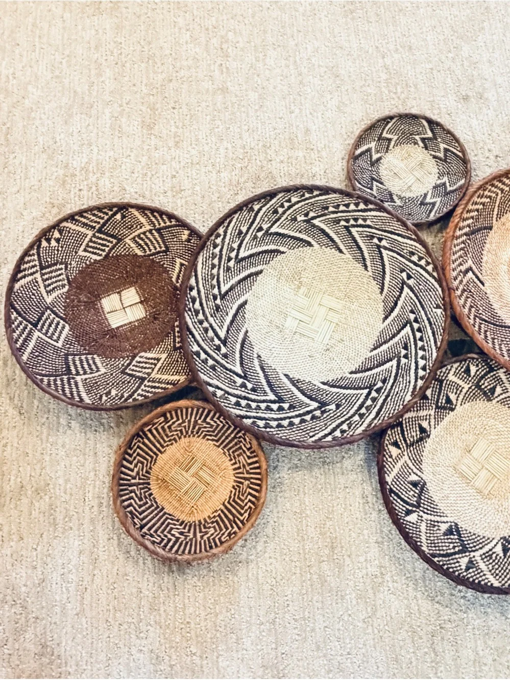NEW Africa Woven Basket. Made by the Binga people of Zambia/Zimbabwe
